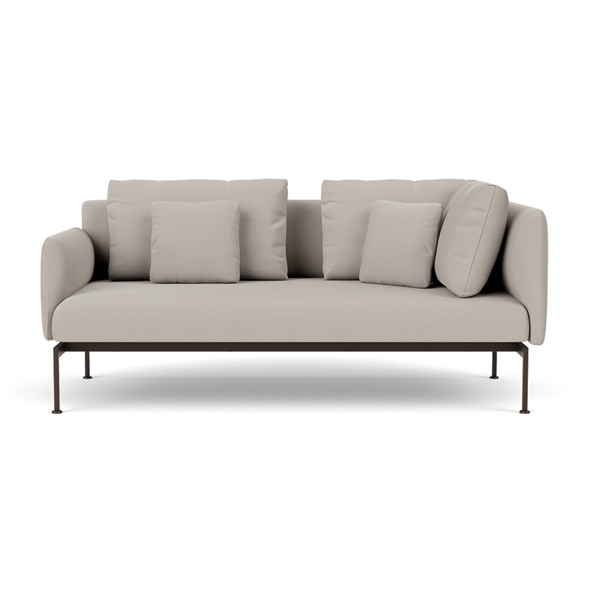 Barlow Tyrie I Layout Deep Seating Zweisitzer-Ecksofa mit niedriger Armlehne