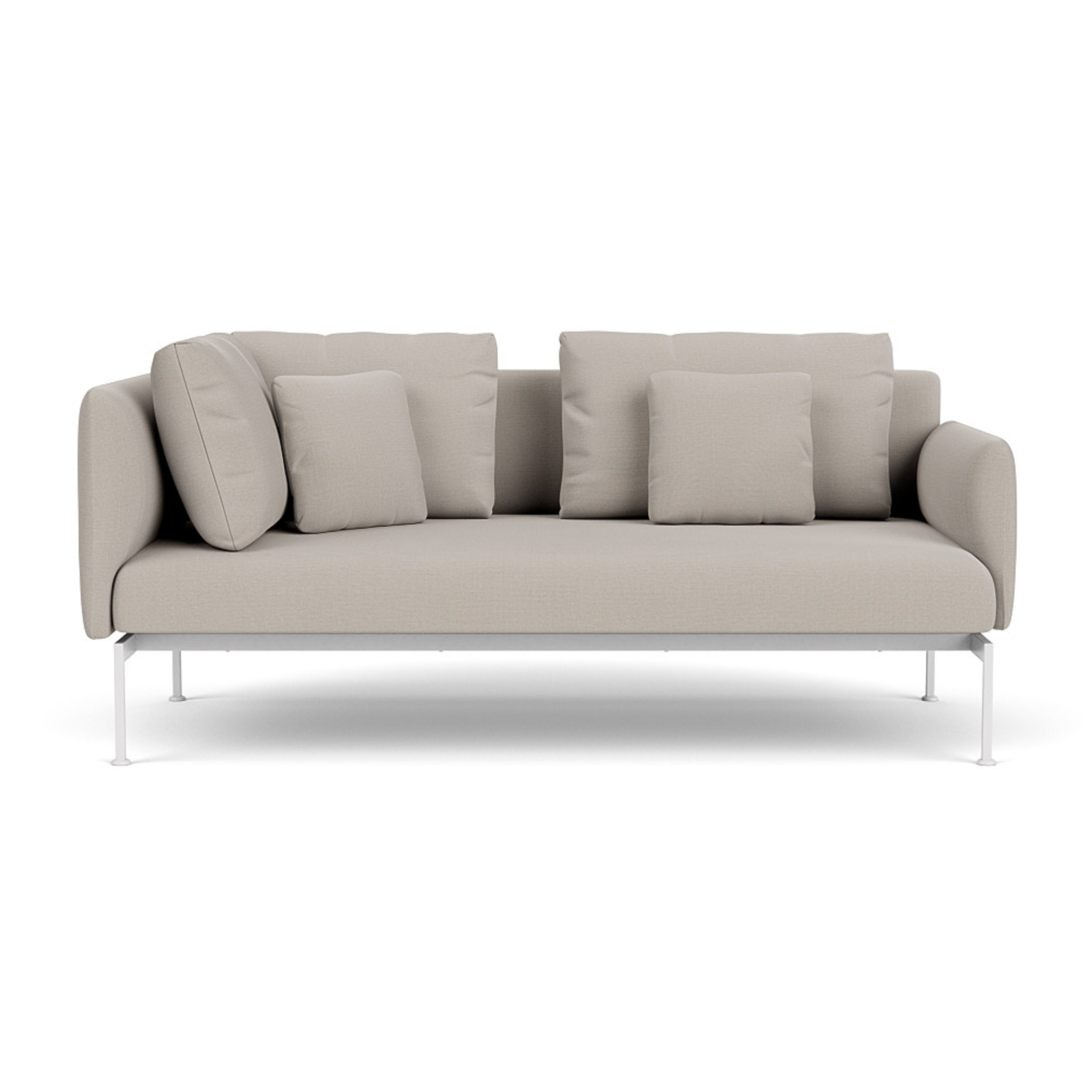 Barlow Tyrie I Layout Deep Seating Zweisitzer-Ecksofa mit niedriger Armlehne