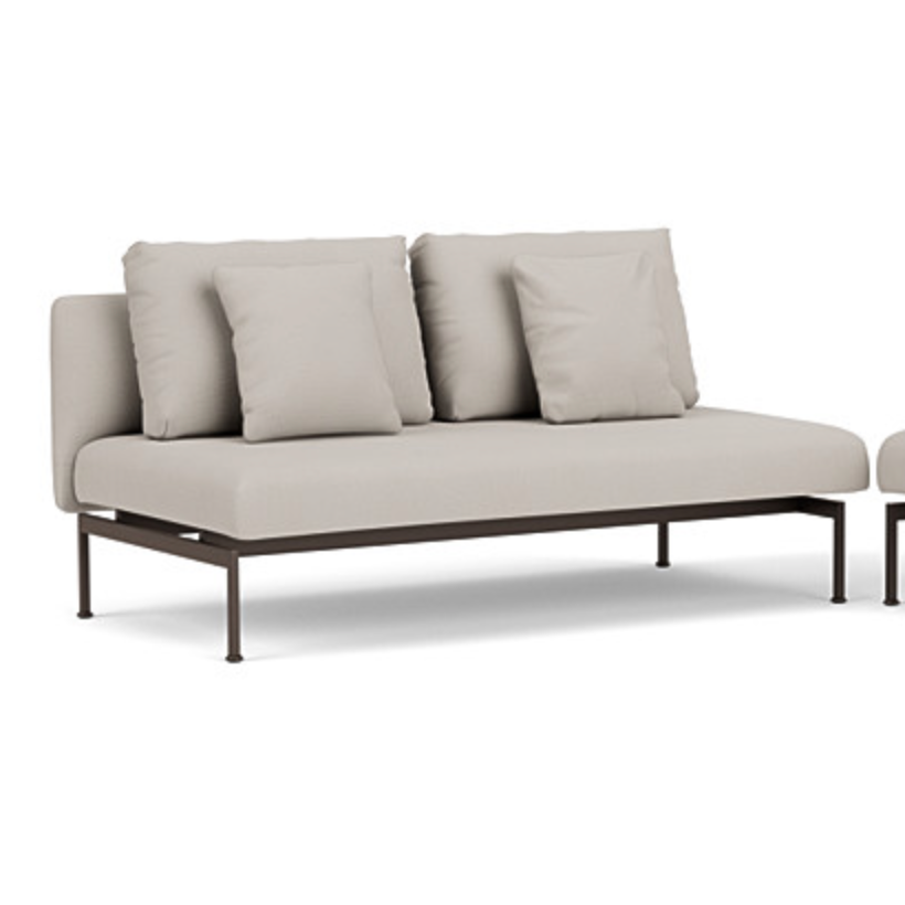 Barlow Tyrie I Layout Deep Seating Zweisitzer ohne Armlehnen