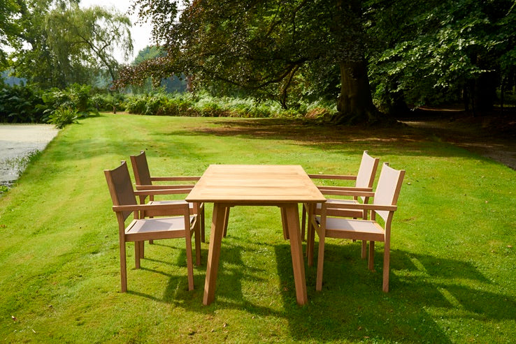 Traditional Teak I Luna Dining Table 217 cm, rectangular