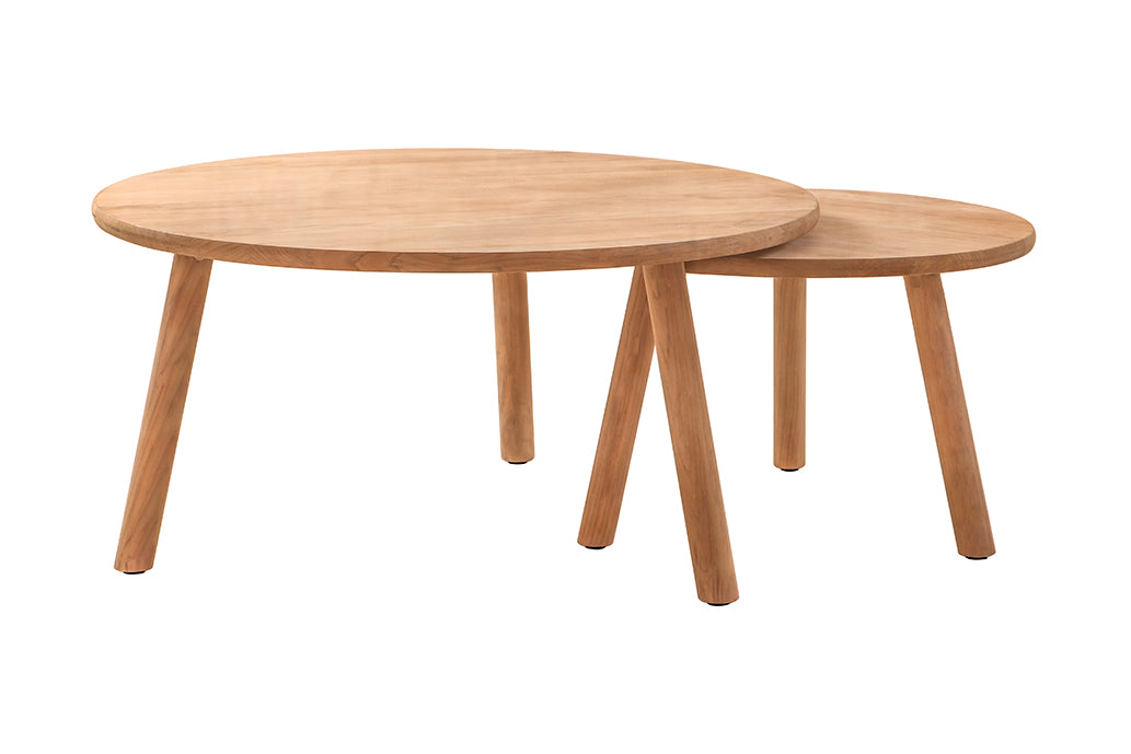 Traditional teak I Marcella lounge table 63 cm, round