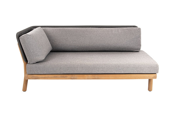 Traditional Teak I Marcella Abschlusssofa rechts