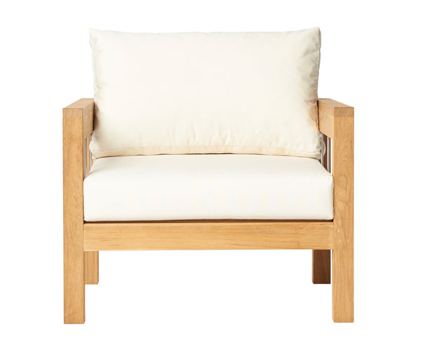 Traditional teak Maxima lounge chair