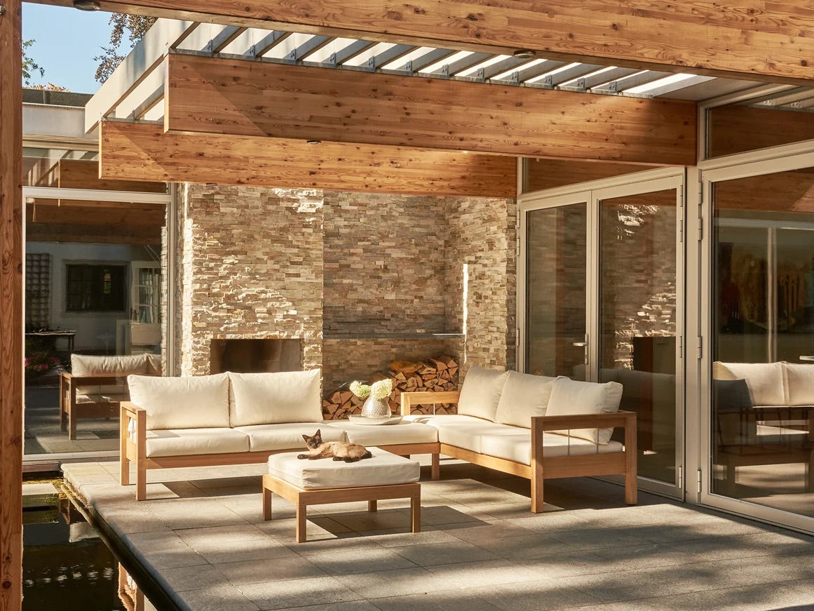 Traditional Teak I Maxima Lounge 2-Sitzer mit Armlehne rechts