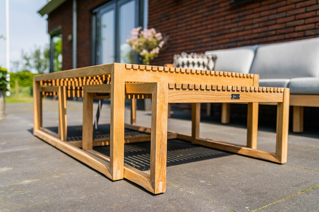 Traditional Teak I Maxima Lounge Table 120 cm, rectangular