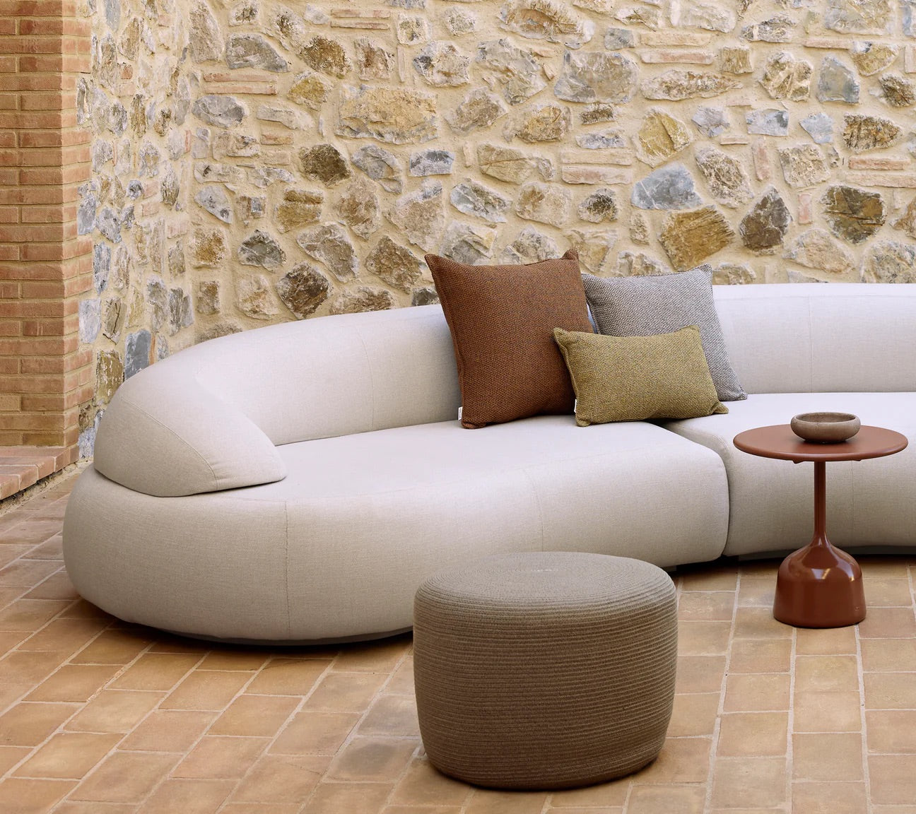 Cane-Line I Mellow Sofamodul mit langer Rückenlehne rechts