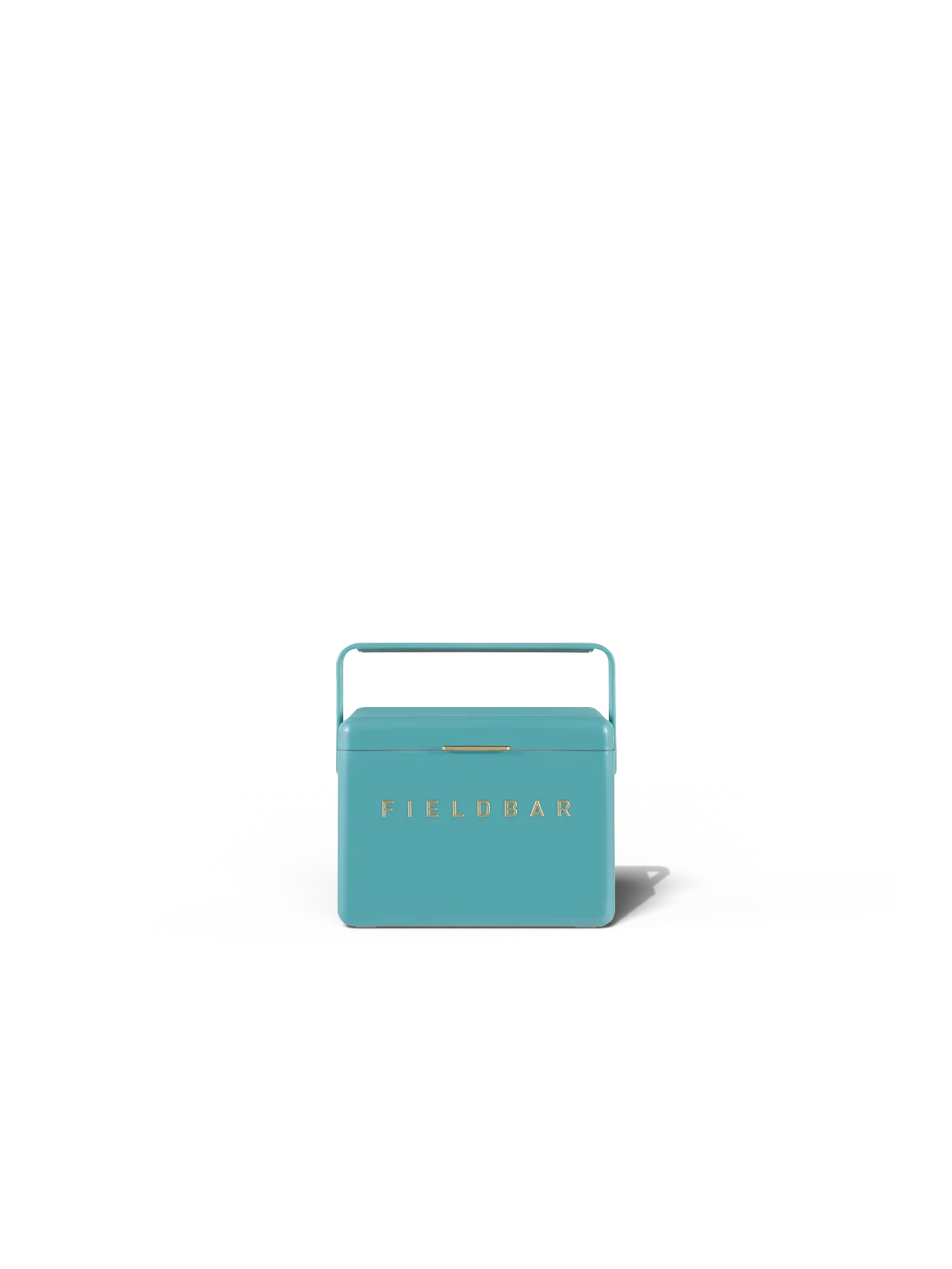 Fieldbar Mini Bar Kühlbox Bazaruto Blue aus ABS-Komposit in leuchtendem Türkisblau