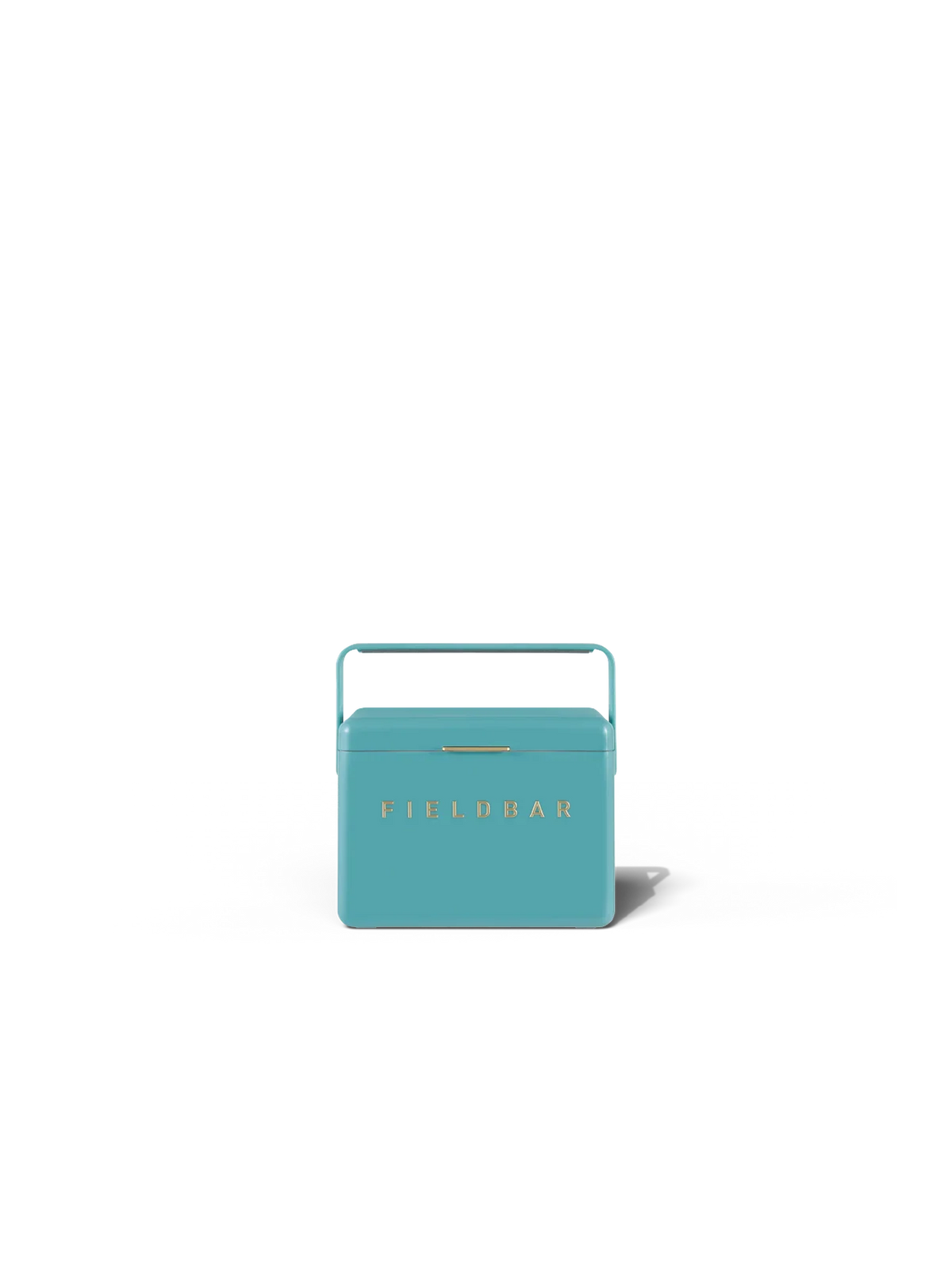Fieldbar Mini Bar Kühlbox Bazaruto Blue aus ABS-Komposit in leuchtendem Türkisblau