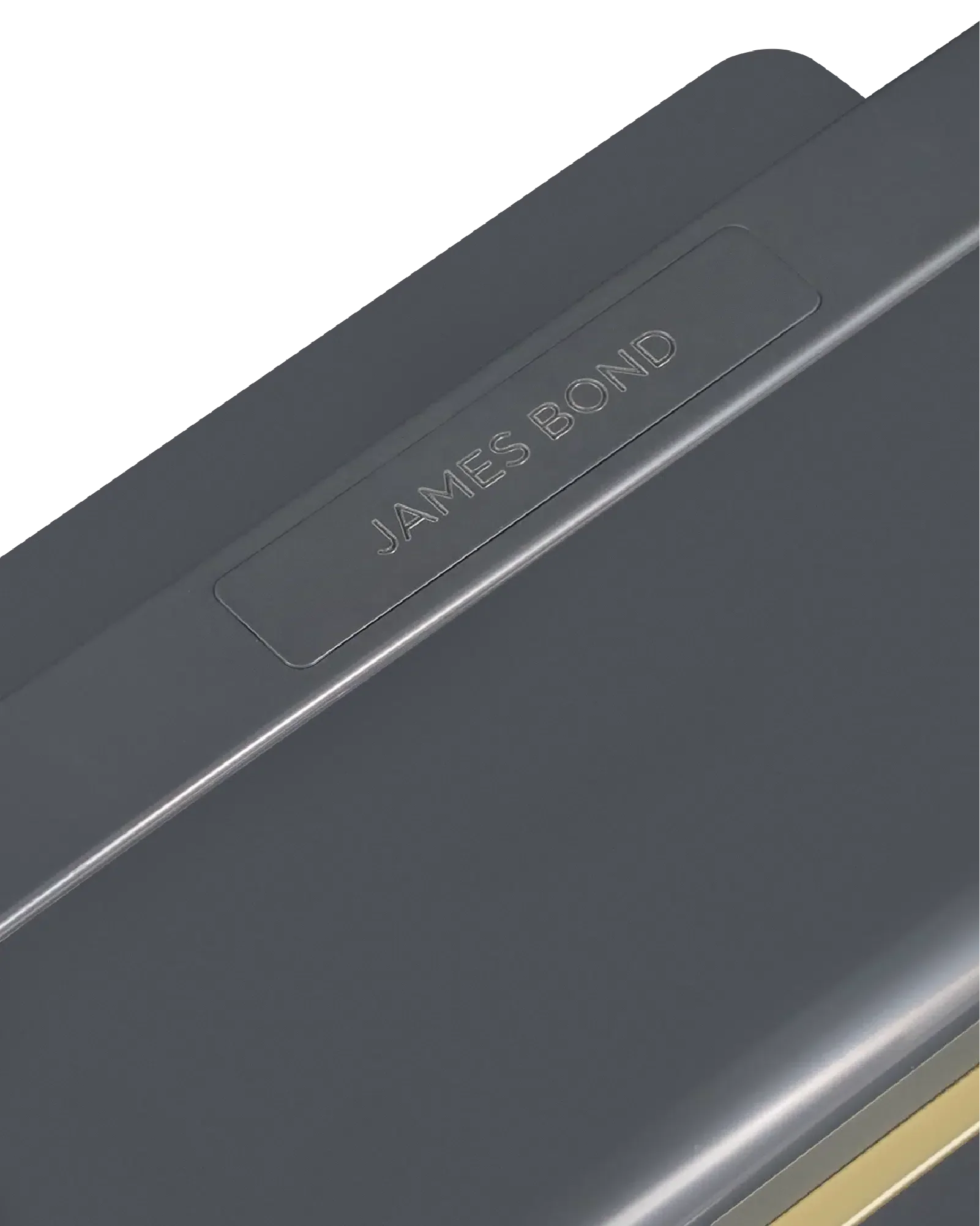 Fieldbar Mini Bar Oyster Grey mit Personalisierung am Griff
