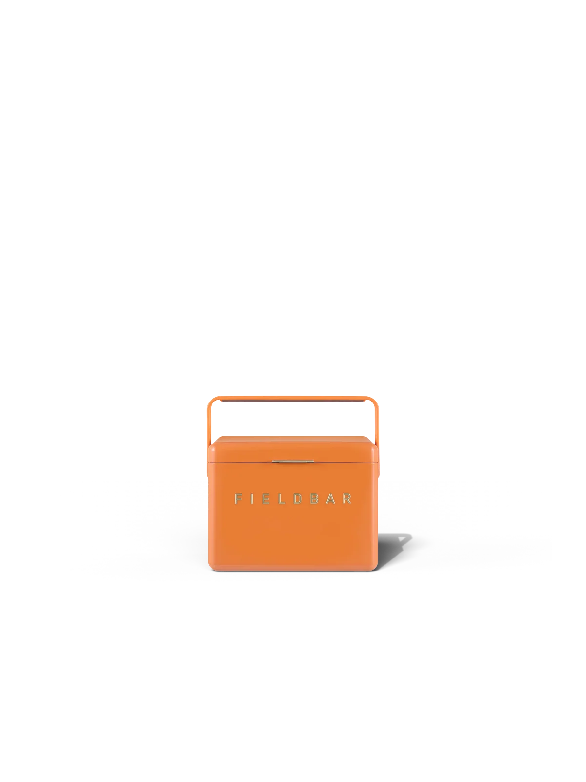 Fieldbar Mini Bar Kühlbox Orchard Orange aus ABS-Komposit in warmem Orange