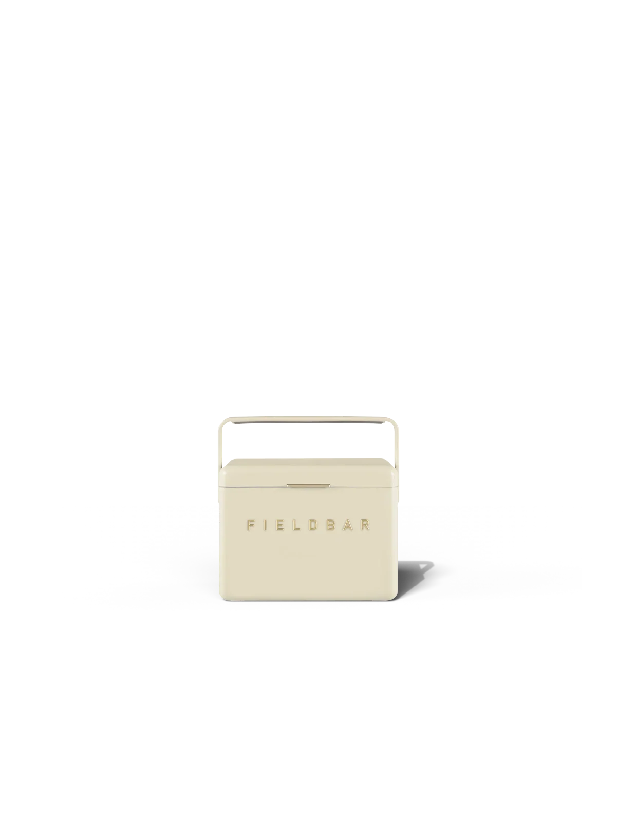 Fieldbar Mini Bar Kühlbox Safari White aus ABS-Komposit in cremigem Elfenbeinweiß