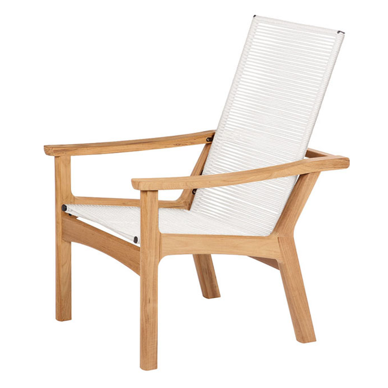 Barlow Tyrie Monterey Loungesessel Cord – Detailansicht Teak und Verarbeitung
