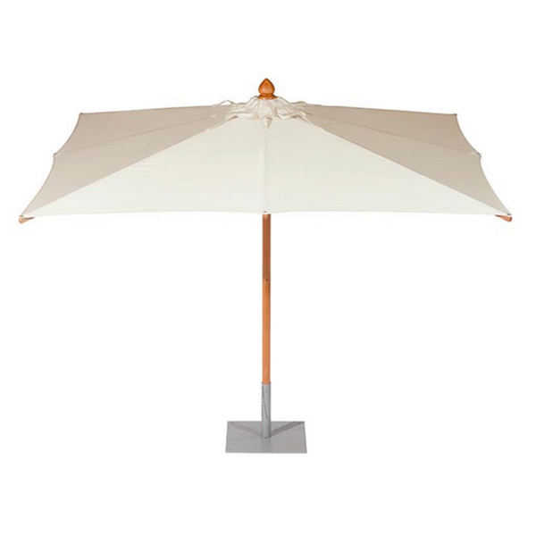 Barlow Tyrie I Napoli Sonnenschirm 300 cm, quadratisch – Eleganter Schattenspender aus Eukalyptusholz