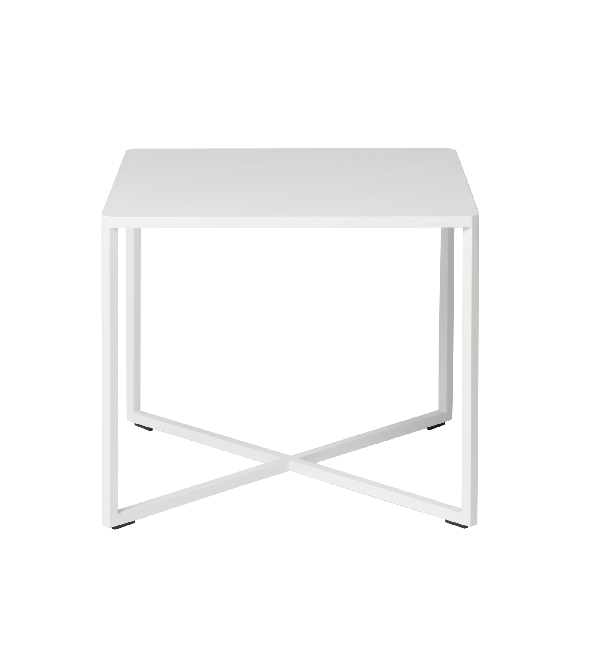 Table d'appoint carrée Tribù NATAL ALU 40 cm 