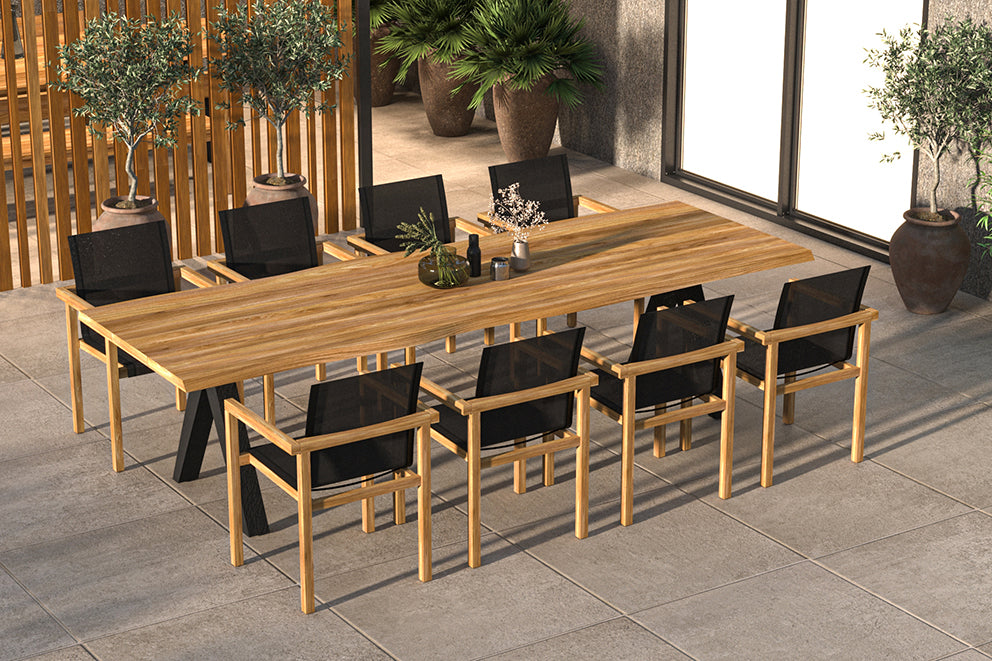 Traditional Teak I Neo Dining Table 300 cm, rectangular