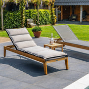 Traditional teak I Noah sun lounger