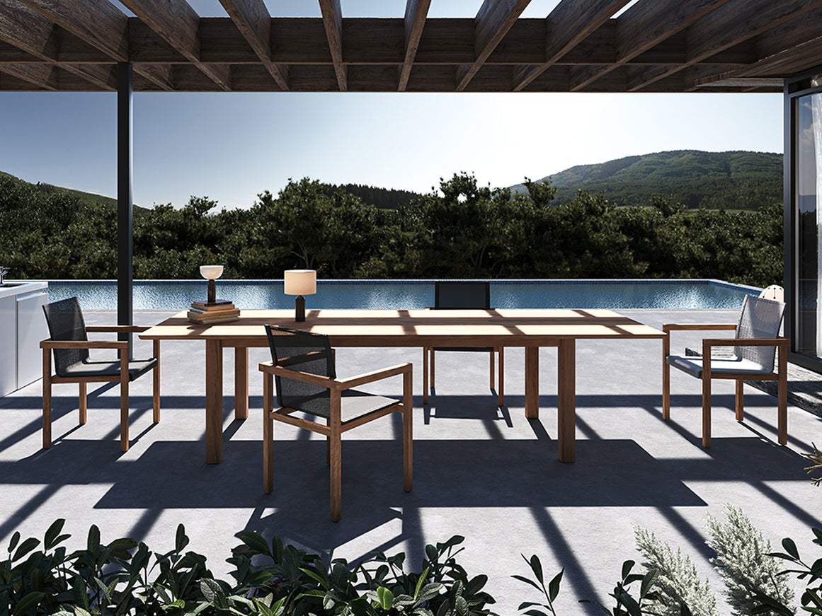 Traditional Teak I Noah Dining Table 220/270/320, extendable