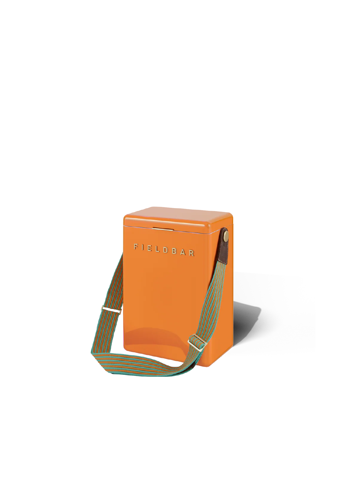 Fieldbar Swing Sling aus gewebtem Gurtband in Orange-Grün