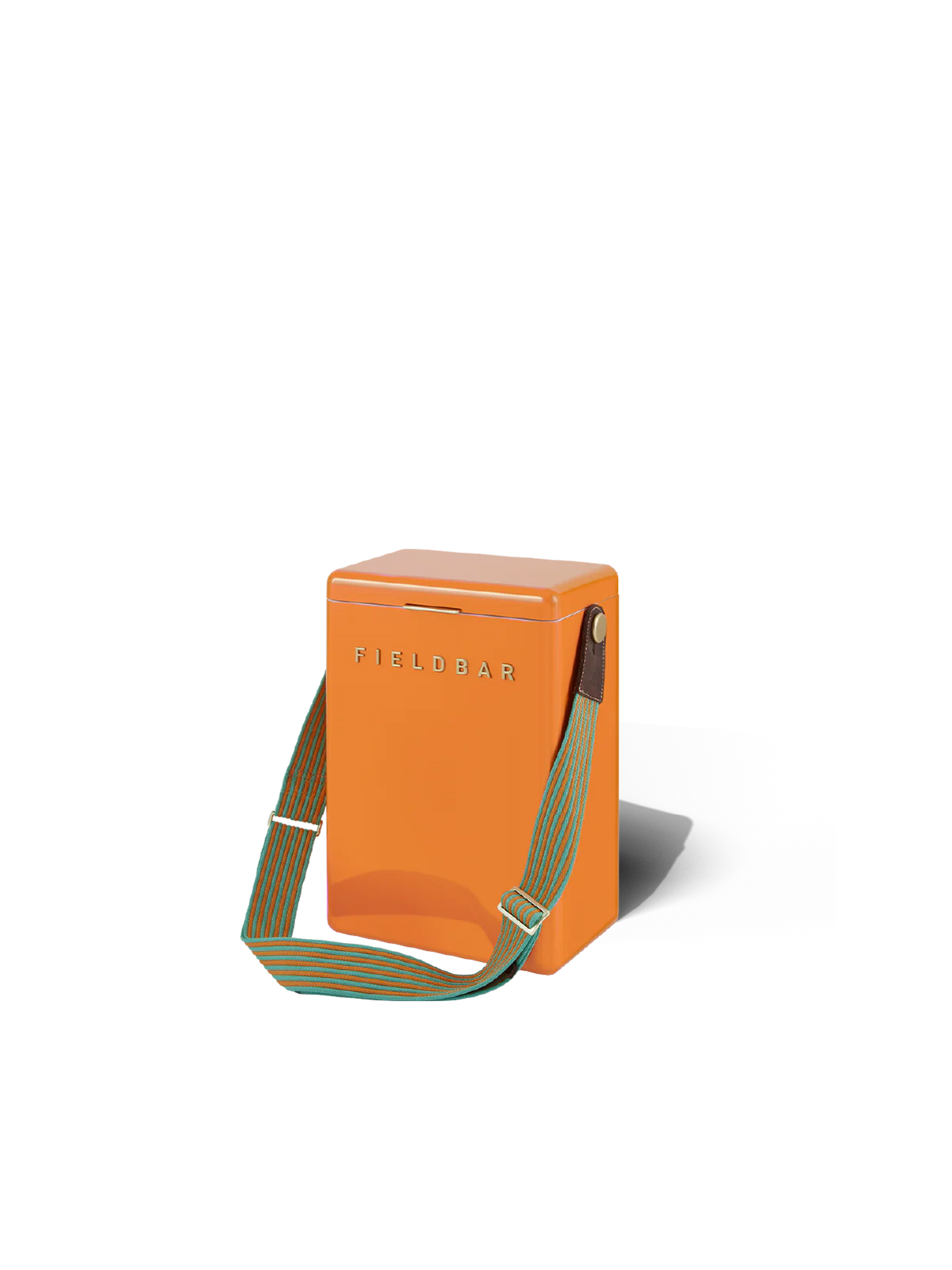 Fieldbar Swing Sling aus gewebtem Gurtband in Orange-Grün