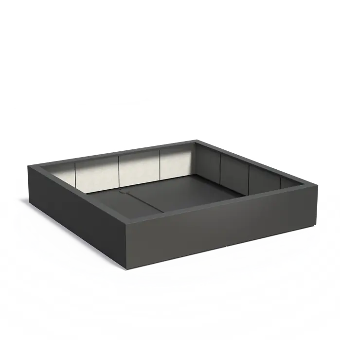 Adezz I Carrez aus Fiberglas, quadratisch