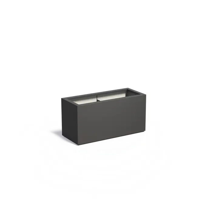 Adezz I Carrez Pflanzgefäß aus Fiberglas, rechteckig