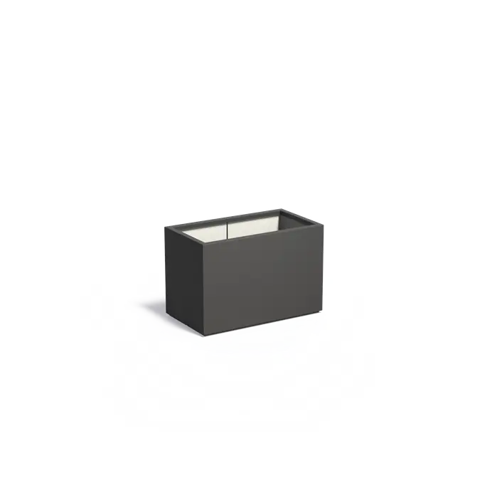 Adezz I Carrez Pflanzgefäß aus Fiberglas, rechteckig