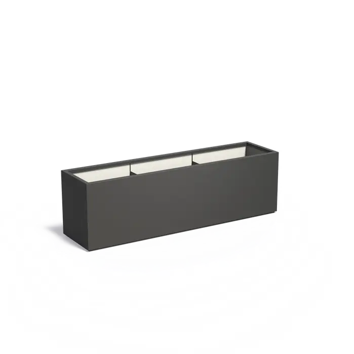 Adezz I Carrez Pflanzgefäß aus Fiberglas, rechteckig