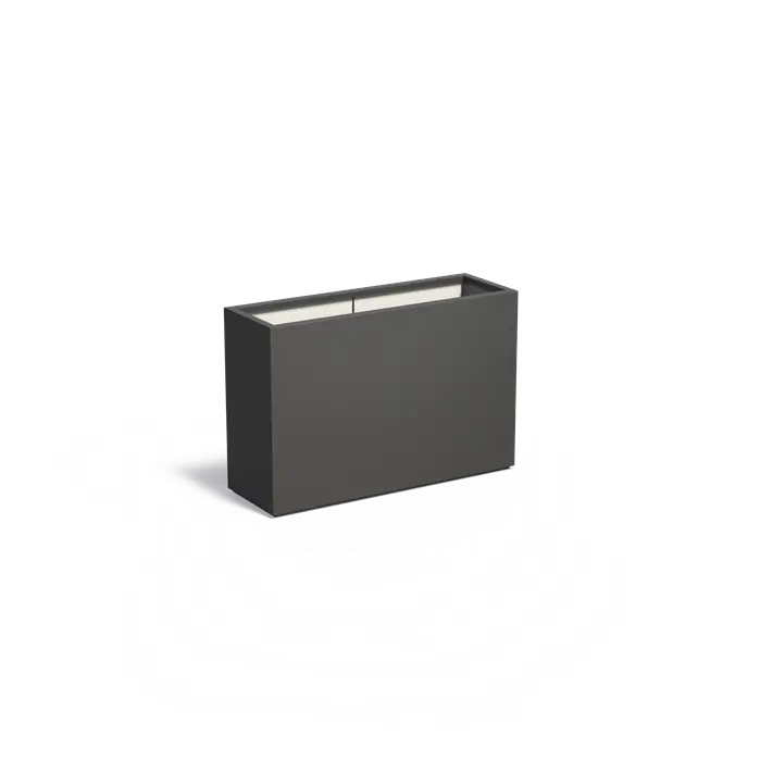 Adezz I Carrez Pflanzgefäß aus Fiberglas, rechteckig