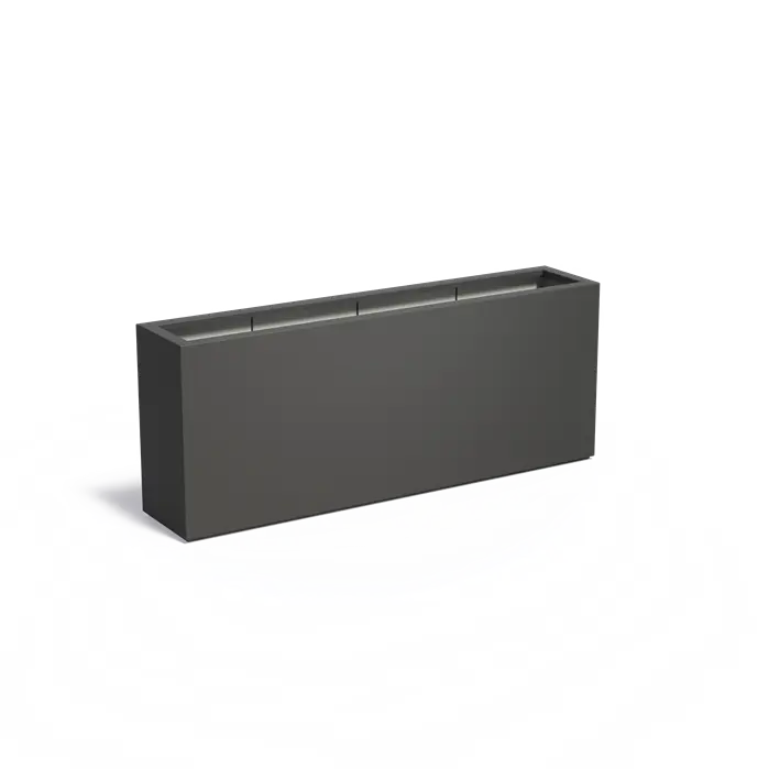 Adezz I Carrez Pflanzgefäß aus Fiberglas, rechteckig