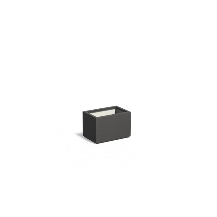 Adezz I Carrez Pflanzgefäß aus Fiberglas, rechteckig