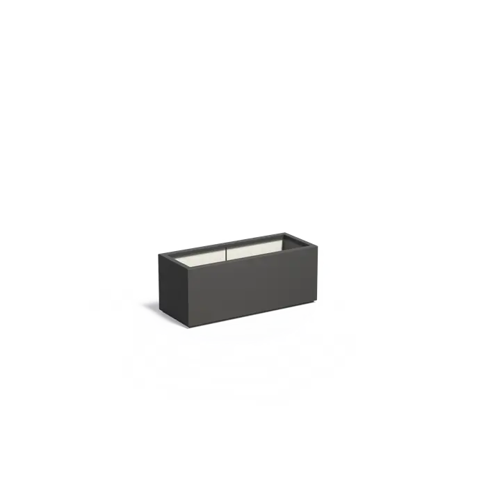 Adezz I Carrez Pflanzgefäß aus Fiberglas, rechteckig