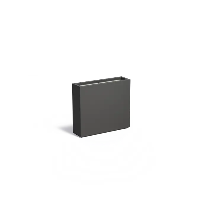 Adezz I Carrez Pflanzgefäß aus Fiberglas, rechteckig