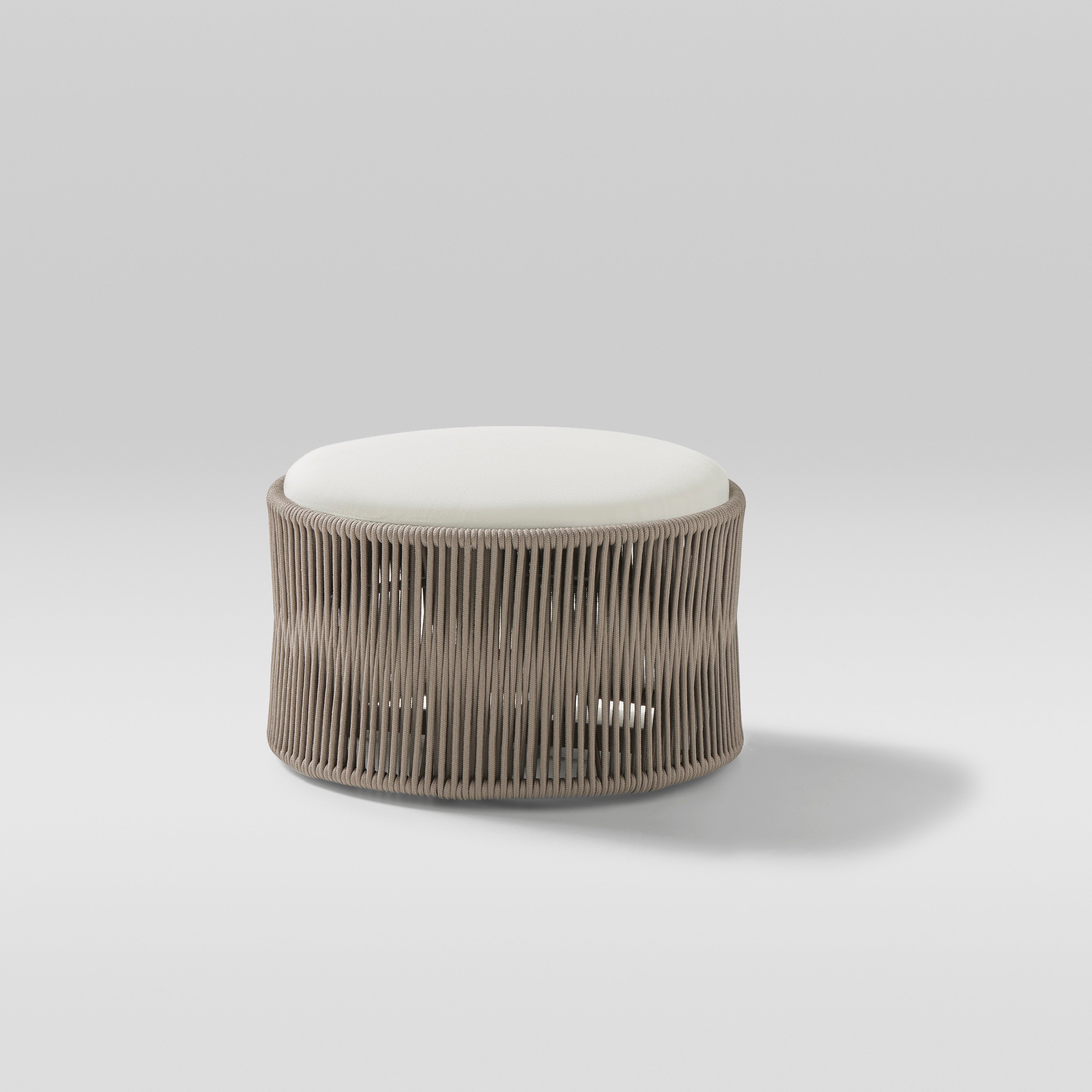 Point I Weave Hocker rund