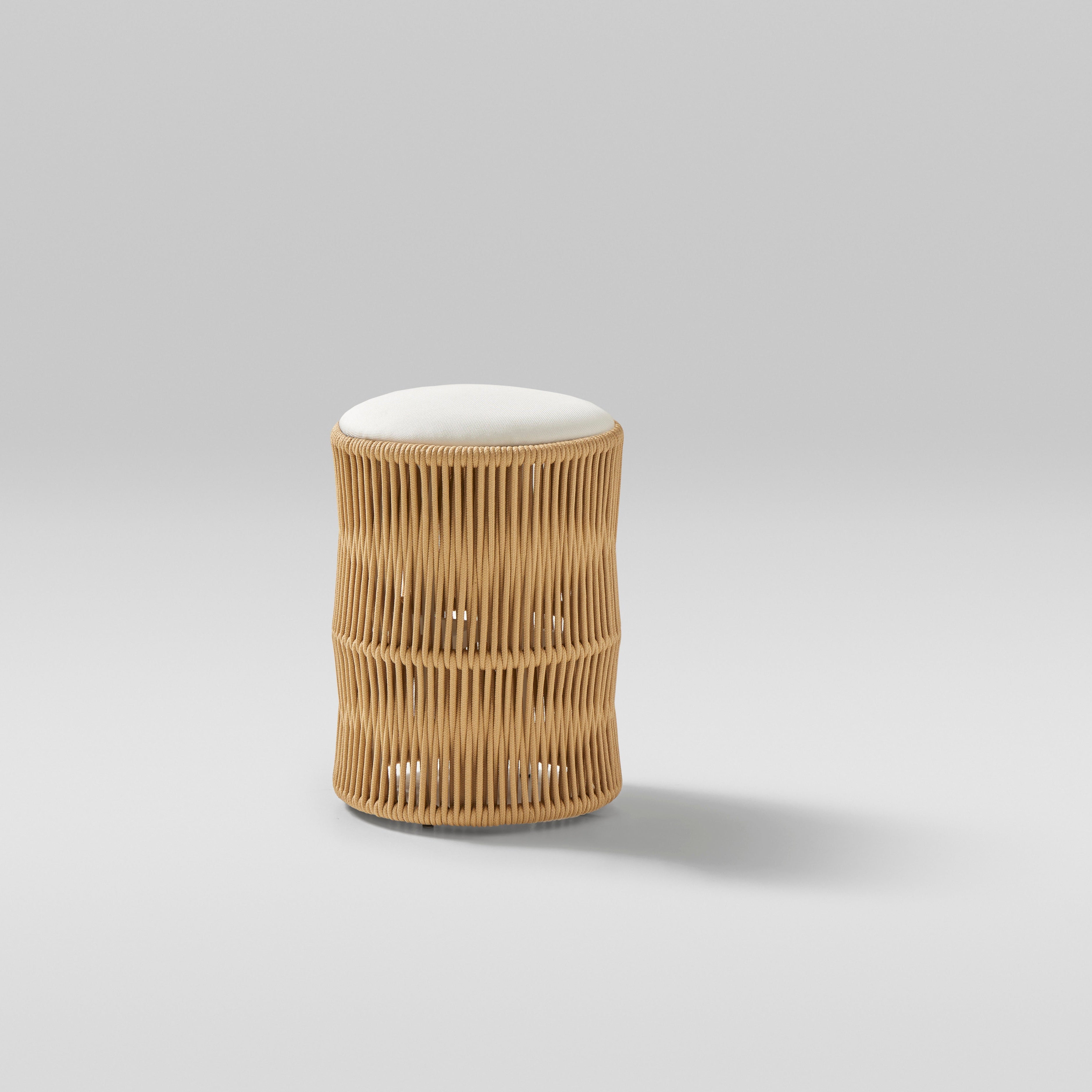 Point I Weave hoher runder Hocker