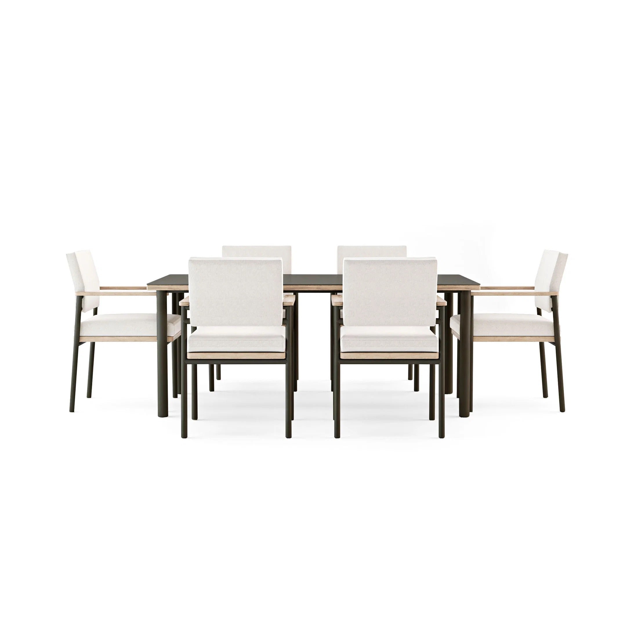 Ploss | Lunare Essgruppe 6 Personen, rechteckig