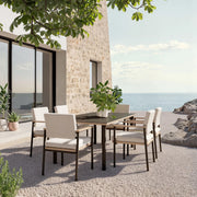 Ploss | Lunare Essgruppe 6 Personen, rechteckig