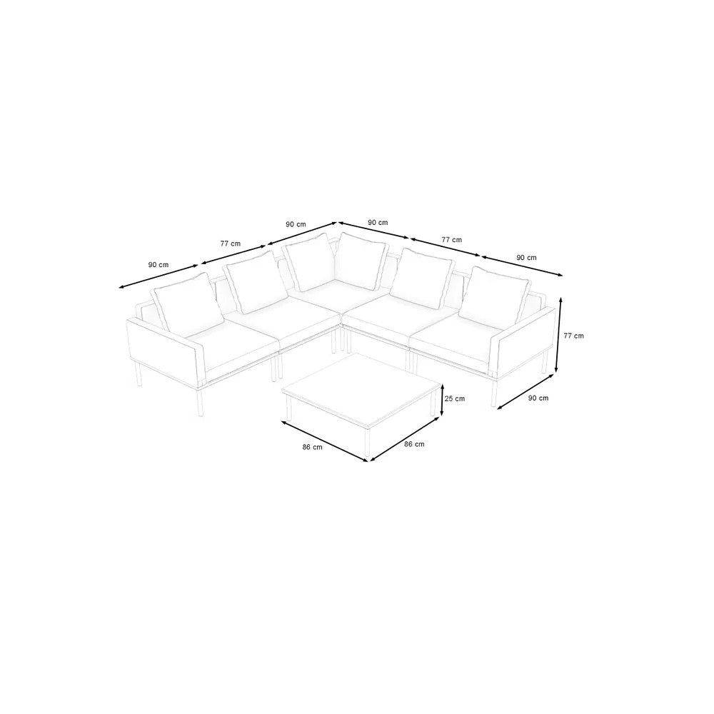Ploss Lunare Loungegruppe Light – Bild 6