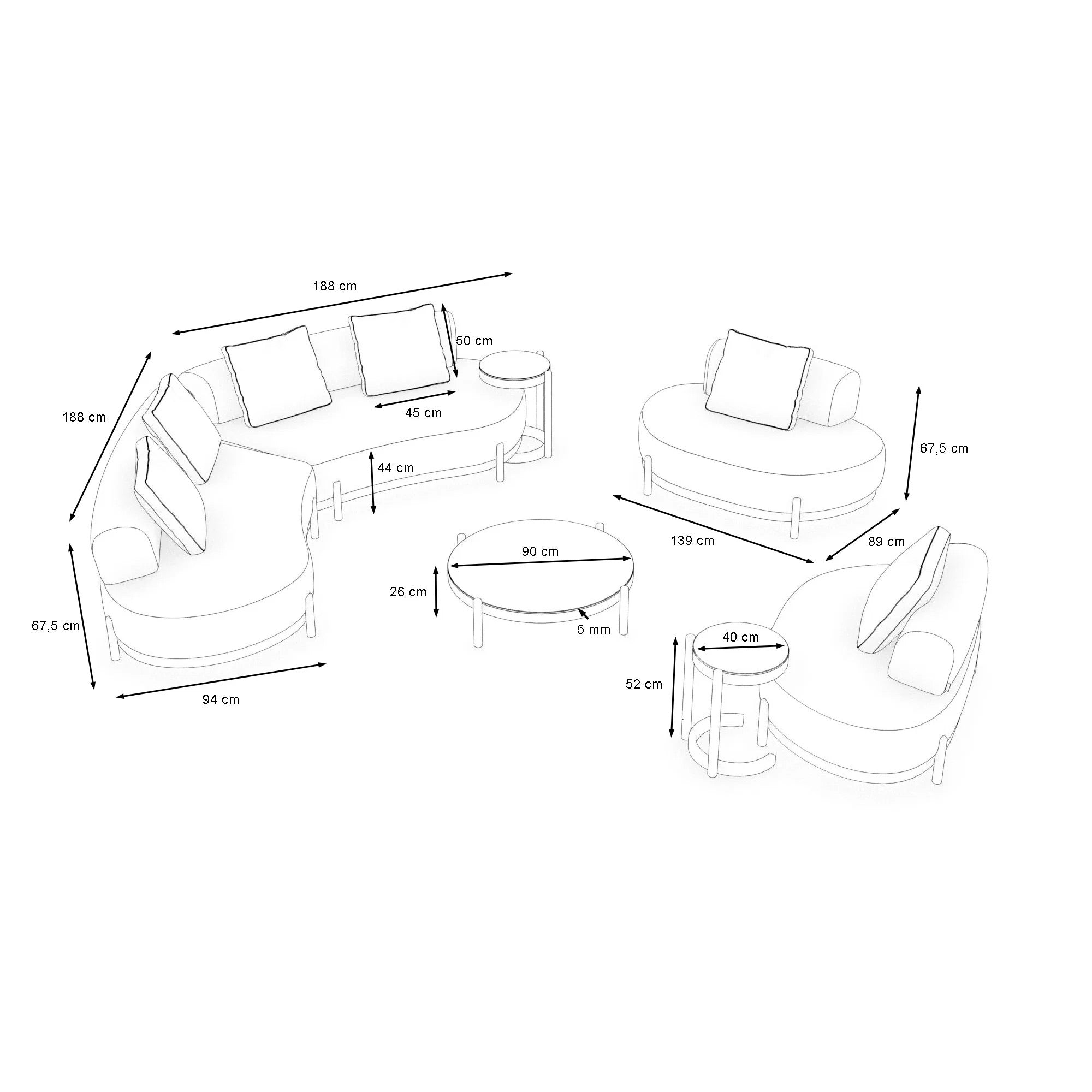 Ploss Ovana Loungegruppe XL – Bild 6