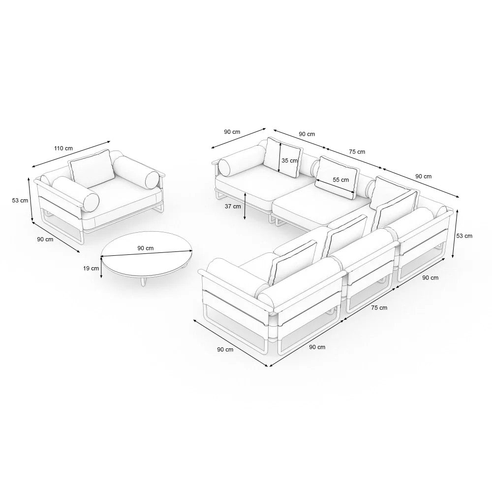 Ploss Reverie Loungegruppe L – Bild 6
