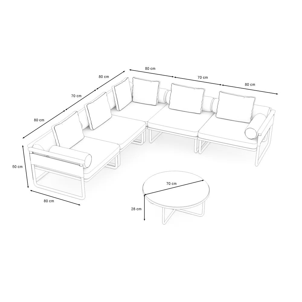 Ploss Reverie Loungegruppe Light – Bild 6