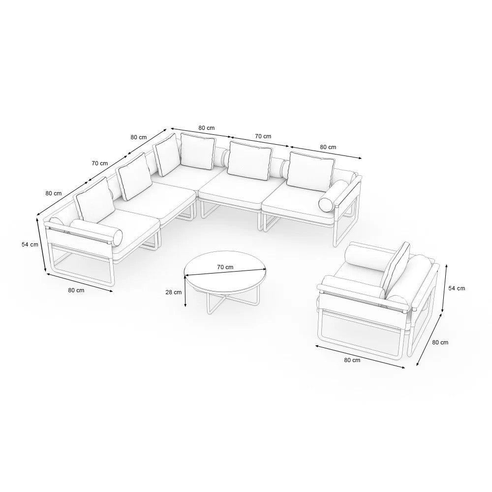 Ploss Reverie Loungegruppe Light Plus – Bild 6