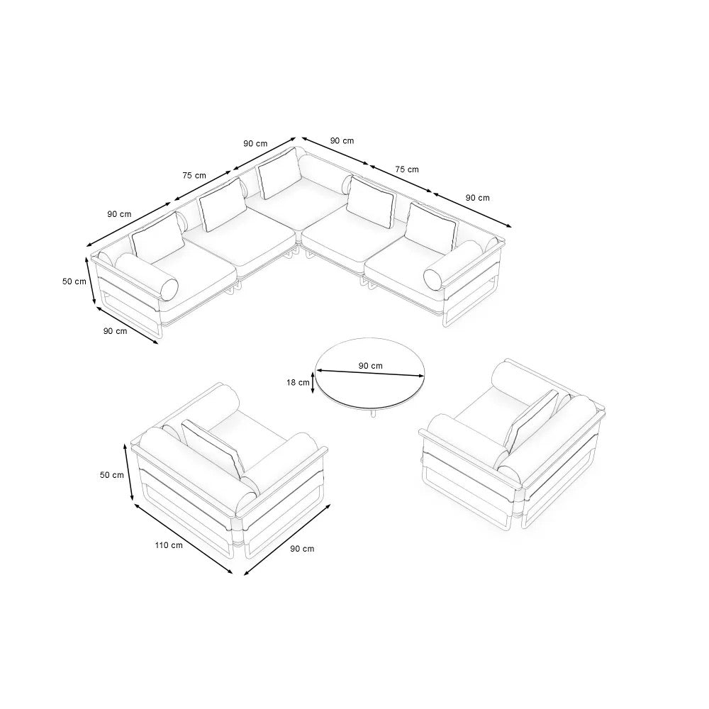 Ploss Reverie Loungegruppe XL – Bild 6