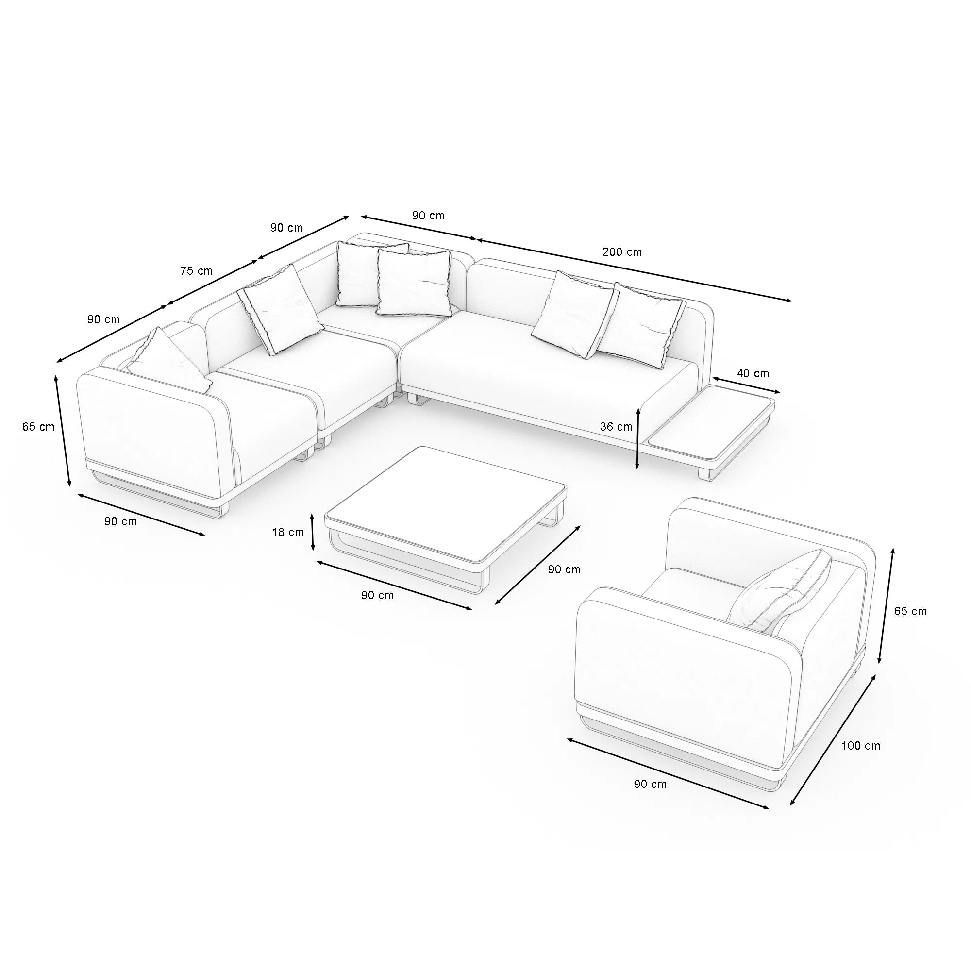 Ploss Solera Loungegruppe L – Bild 6