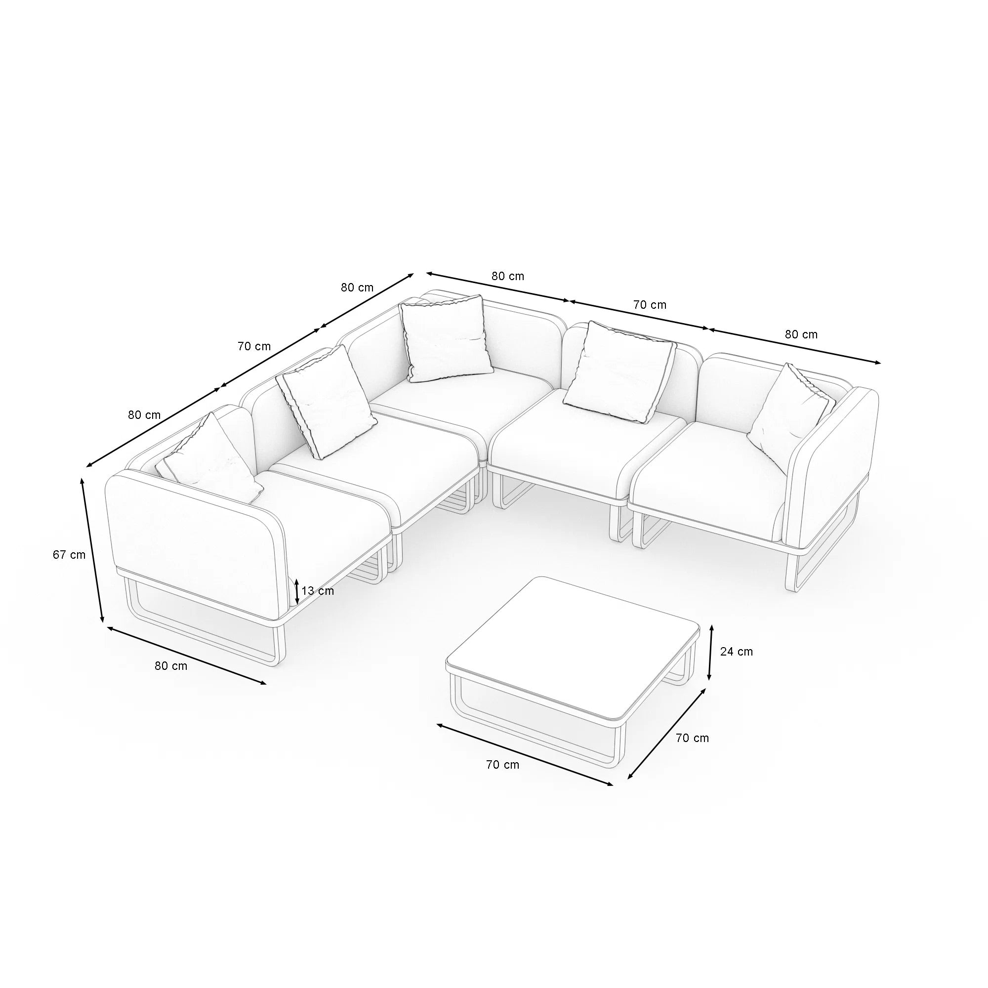 Ploss Solera Loungegruppe Light – Bild 6