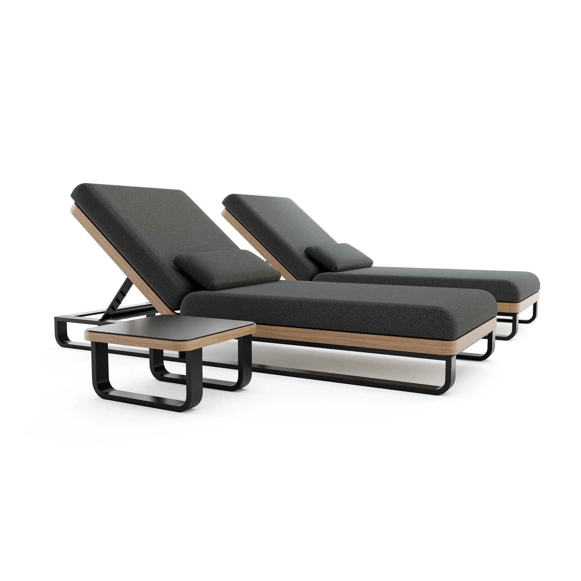 Ploss Solera Sonnenliegen Set mit kleinem Tisch – Bild 3