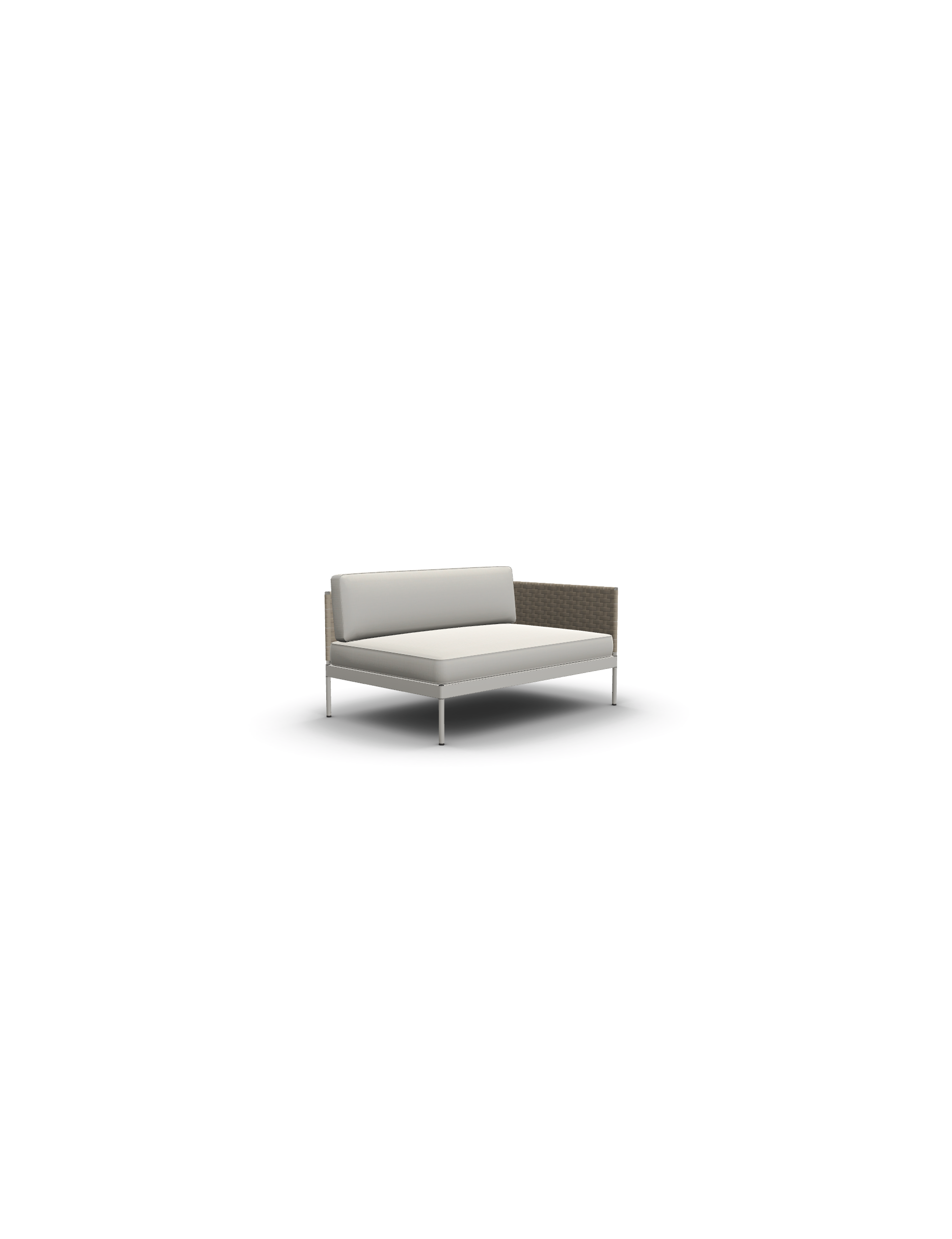 Roda I Basket Sofa 2-Sitz 135x90 cm