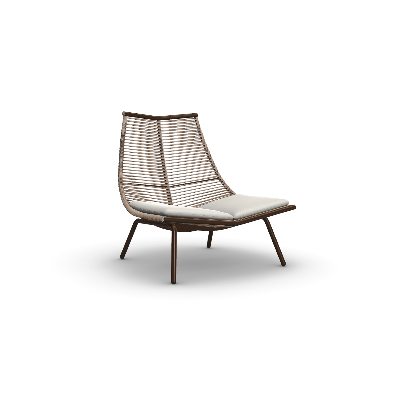 Roda I Laze Loungestuhl mit hoher Rückenlehne