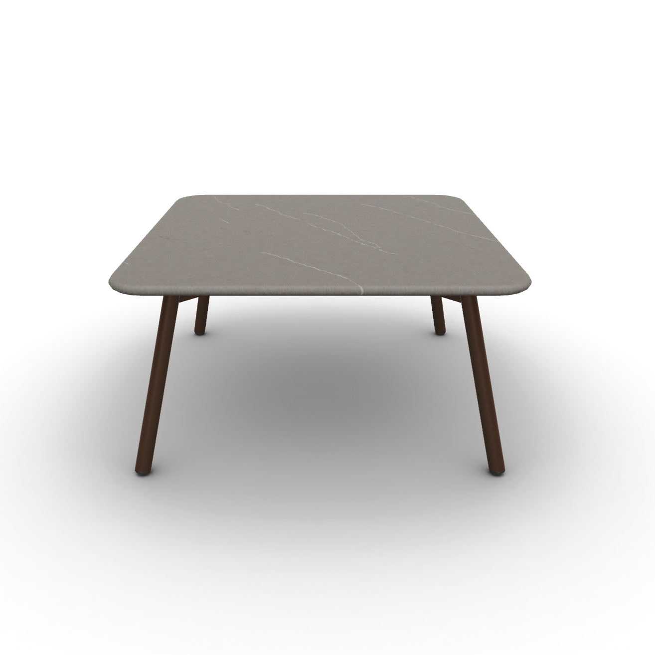 Roda I Piper coffee table 80 cm, quadratisch