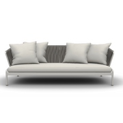 Roda I Spool Sofa mit gepolstertem Gurt 236 cm