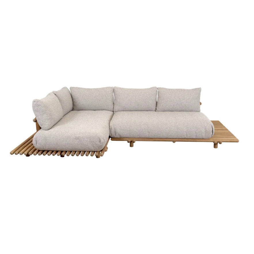 Cane-Line I Sticks Plattform Ecksofa 304 cm